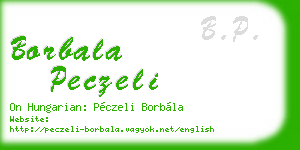 borbala peczeli business card